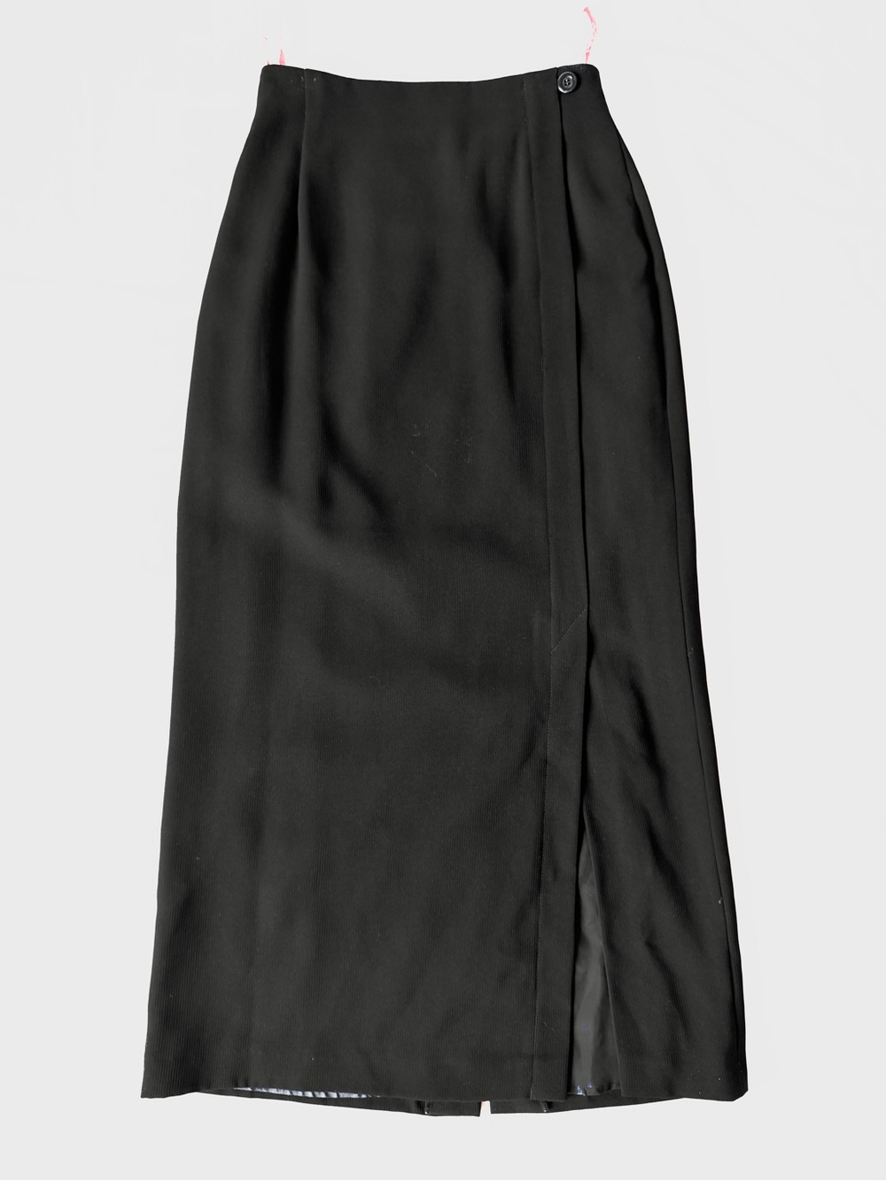 Betty Barclay Black Maxi Wrap Style Skirt High Waisted SlsizUS 0 W25 Vintage